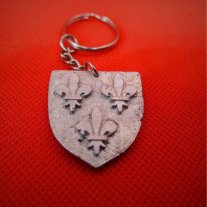 Porte clé Blason "Fleurs de Lys"